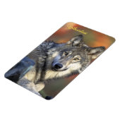 Yellowstone Magneet-Wolf Magneet (Linkerzijde)