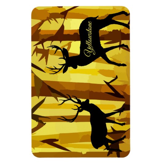 Yellowstone Magnet-Deer Magneet (Verticaal)