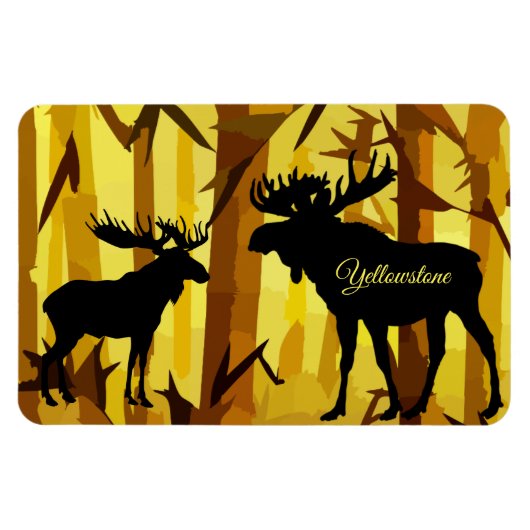 Yellowstone Magnet-Moose Magneet (Horizontaal)