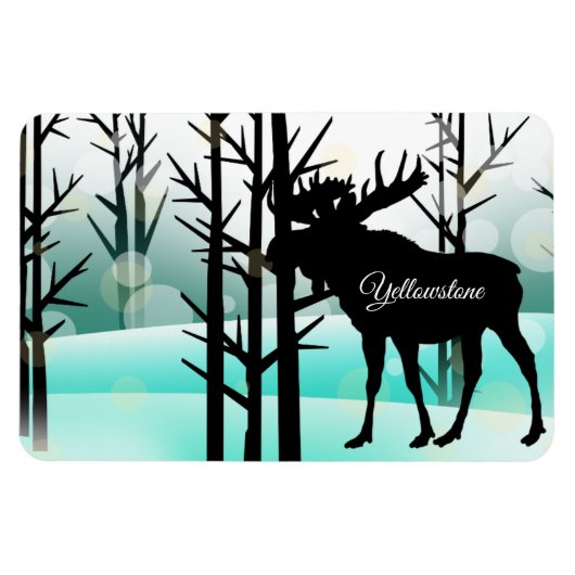 Yellowstone Magnet-Moose Magneet (Horizontaal)