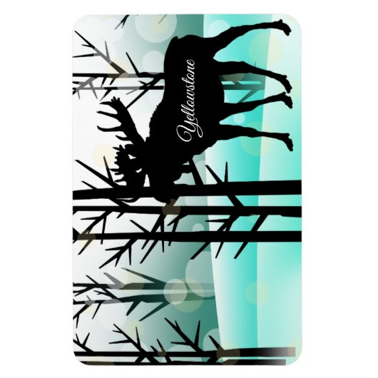 Yellowstone Magnet-Moose Magneet (Verticaal)