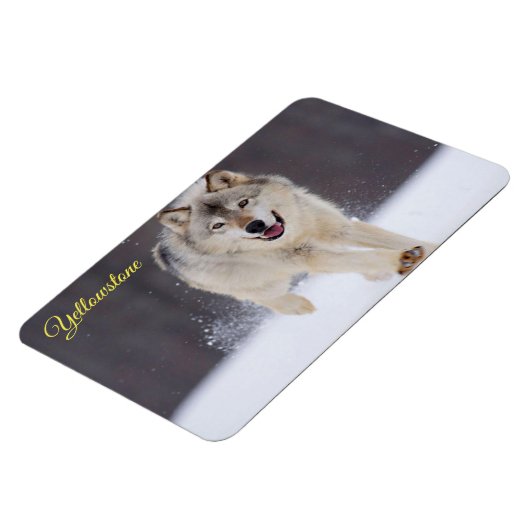 Yellowstone Magnet-Wolf Magneet (Linkerzijde)