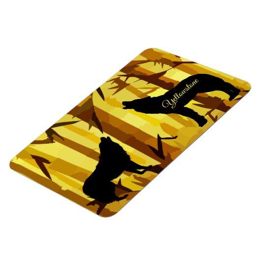 Yellowstone Magnet-Wolf Magneet (Linkerzijde)