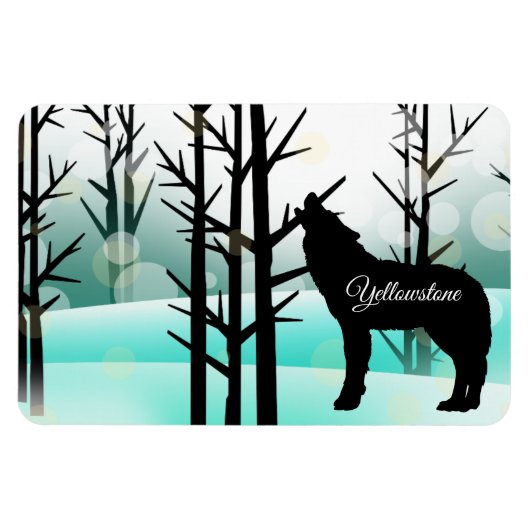 Yellowstone Magnet-Wolf Magneet (Horizontaal)