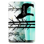 Yellowstone Magnet-Wolf Magneet (Verticaal)