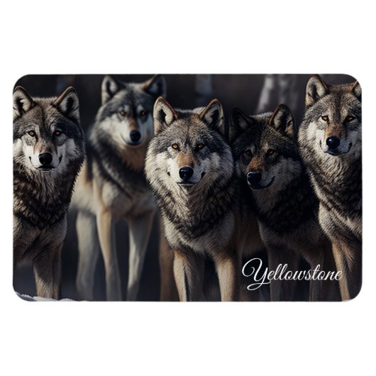 Yellowstone Magnet-Wolves Magneet (Horizontaal)
