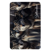 Yellowstone Magnet-Wolves Magneet (Verticaal)