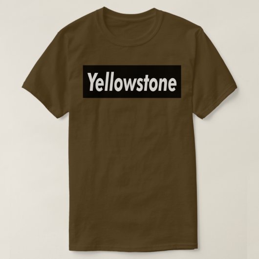 Yellowstone Meat Bruin TShirt (Design voorkant)