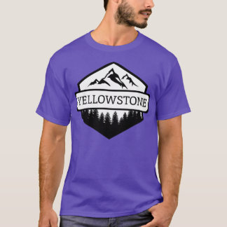 Yellowstone Montana Bergen en Bomen 1 T-shirt