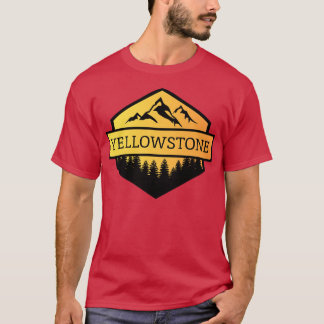 Yellowstone Montana Bergen en Bomen TShirt