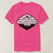 Yellowstone Montana Bergen en Bomen TShirt 1 (Design voorkant)