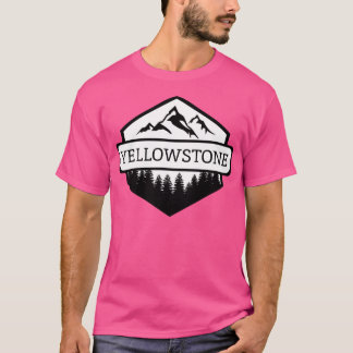 Yellowstone Montana Bergen en Bomen TShirt 1