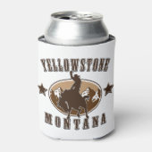 Yellowstone-Montana Blikjeskoeler (Blikje Voorkant)
