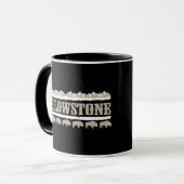 Yellowstone Montana Buffalo Mok (Voorkant links)