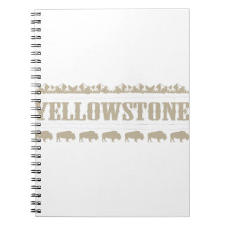 Yellowstone Montana Buffalo Notitieboek