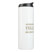 Yellowstone Montana Buffalo Thermosbeker (Gedraaid links)