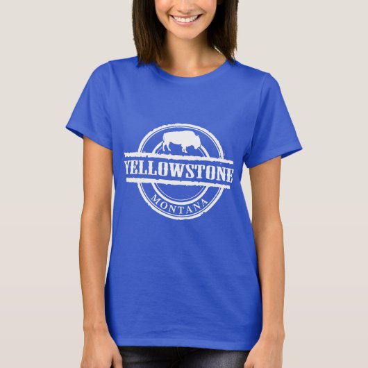 Yellowstone Montana Buffalos T-shirt (Voorkant)