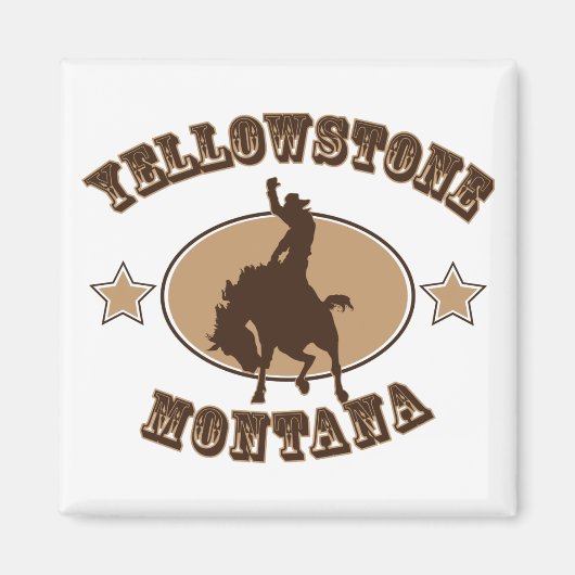 Yellowstone Montana Magneet (Voorkant)