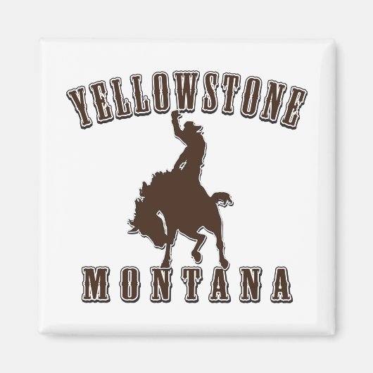 Yellowstone Montana Magneet (Voorkant)