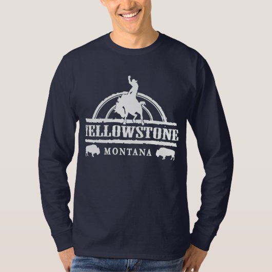 Yellowstone Montana T-shirt (Voorkant)