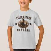 Yellowstone Montana T-shirt (Voorkant)