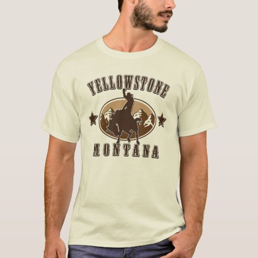 Yellowstone Montana T-shirt (Voorkant)