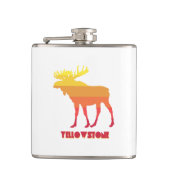 Yellowstone Moose Heupfles (Voorkant)