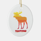 Yellowstone Moose Keramisch Ornament (Rechts)