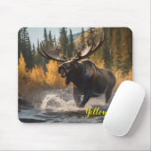Yellowstone Moose Muismat (Met muis)