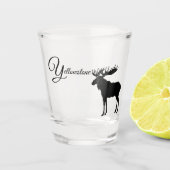 Yellowstone Moose Shot Glas (Voorkant)