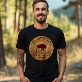 Yellowstone nationaal park t-shirt