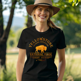 Yellowstone nationaal park t-shirt