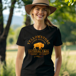 Yellowstone nationaal park t-shirt