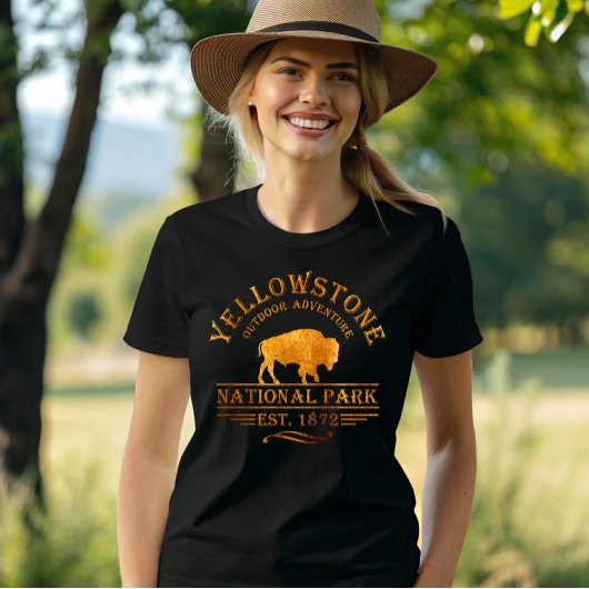 Yellowstone nationaal park t-shirt