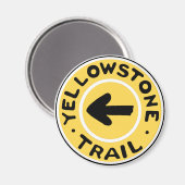 Yellowstone National Auto Trail Magneet (Voorkant / Achterkant)