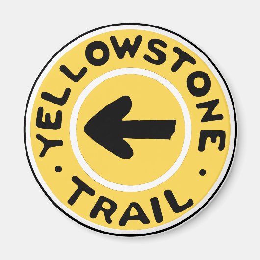 Yellowstone National Auto Trail Magneet (Voorkant)