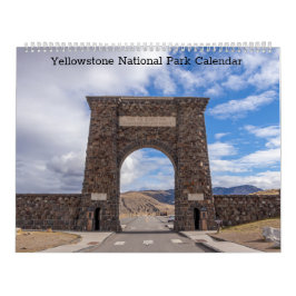 Yellowstone National Park 12 Month Calendar Kalender