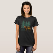 Yellowstone National Park 150 Years Bear Trees Sou T-shirt (Voorkant volledig)