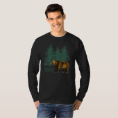 Yellowstone National Park 150 Years Bear Trees Sou T-shirt (Voorkant volledig)