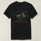 Yellowstone National Park 150th Jubileum Memora T-shirt (Design voorkant)