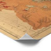 Yellowstone National Park 1878 Geologic Survey Map Poster (Hoek)