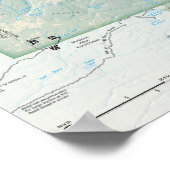 Yellowstone National Park 2026 kaart Poster (Hoek)