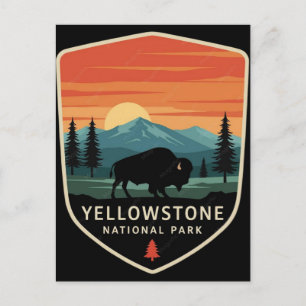 Yellowstone National Park Aai de Fluffy Co Niet Briefkaart
