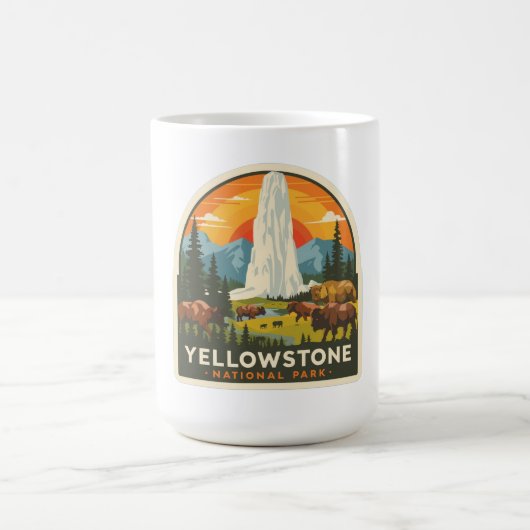 Yellowstone National Park Adventure Design Koffiemok (Center)