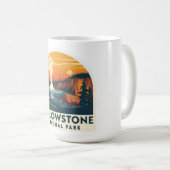 Yellowstone National Park Adventure Design Koffiemok (Voorkant rechts)
