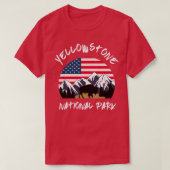 Yellowstone National Park America T-shirt (Design voorkant)