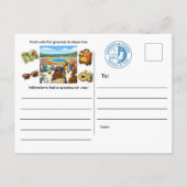 Yellowstone National Park Ansichtkaart Briefkaart (Achterkant)
