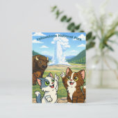Yellowstone National Park Ansichtkaart Briefkaart (Staand voorkant)