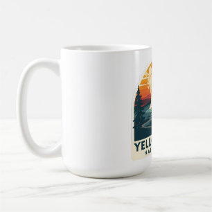 Yellowstone National Park Avontuurlijk Ontwerp Koffiemok