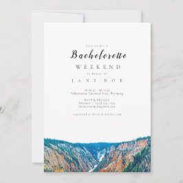 Yellowstone National Park Bachelorette Party Kaart